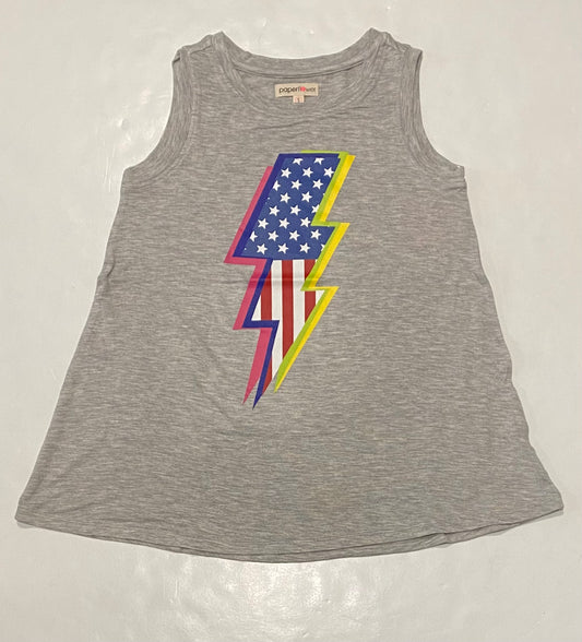 American Flag Light Bolt Tank