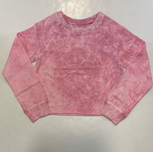 Sea Pink Crop Sweatshirt