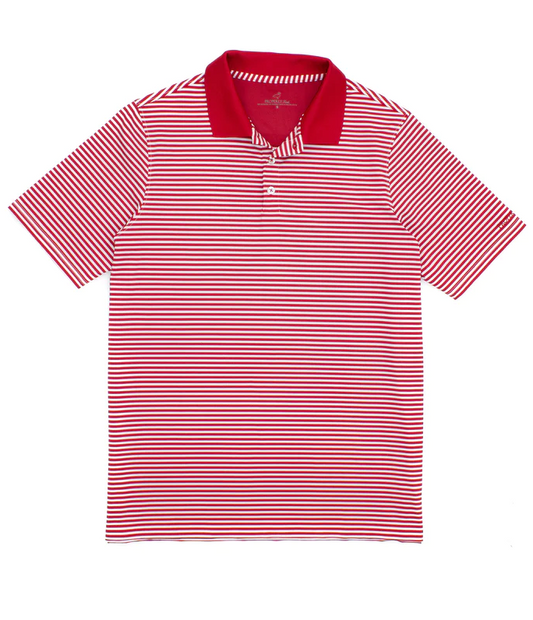 Red and Stripe Polo