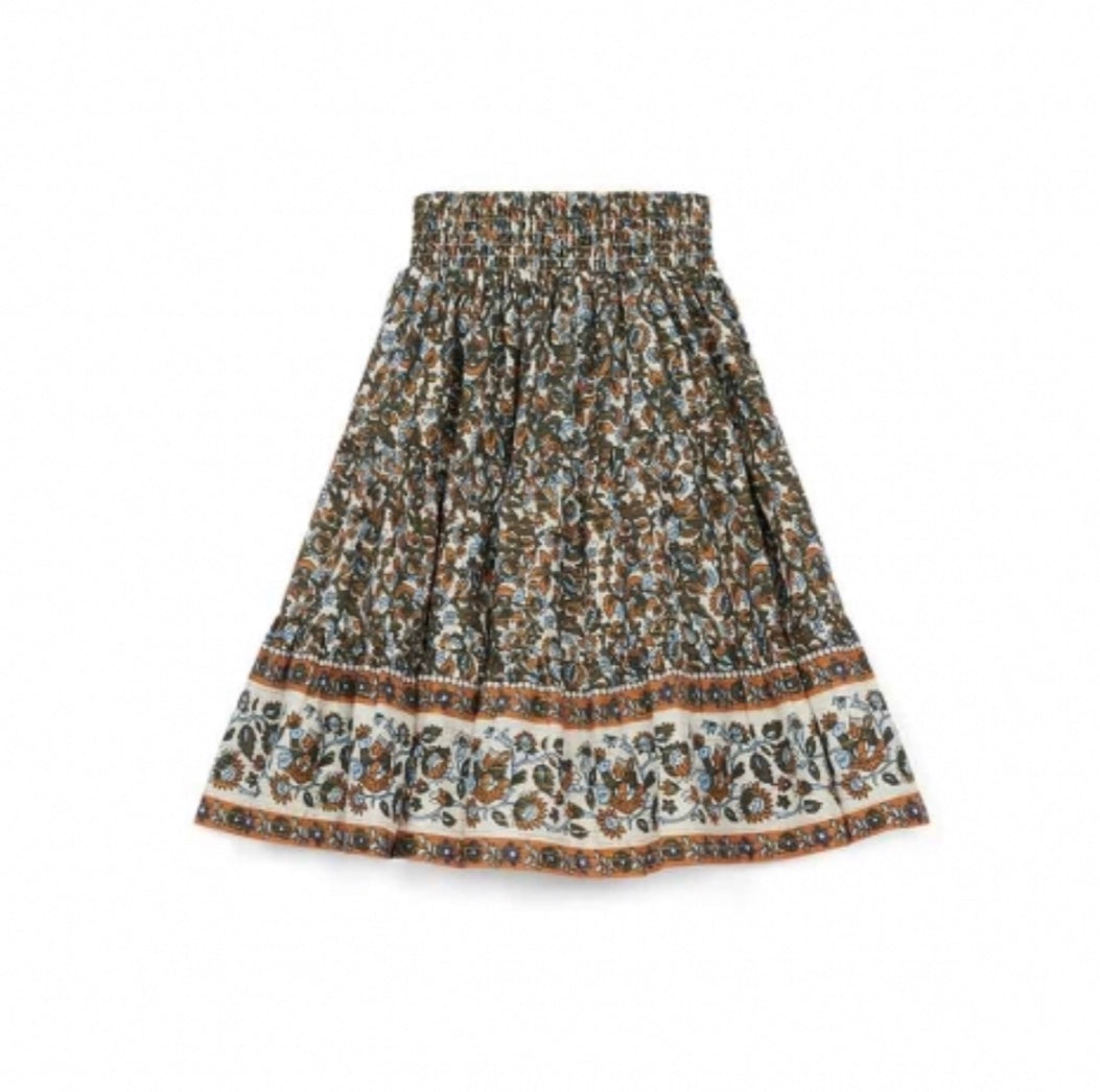 Paisley Print Skirt