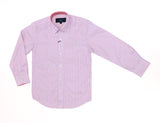 Oxford Blue/Red Stripe L/S Shirt