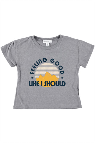 Heather Grey Feeling Good Tee