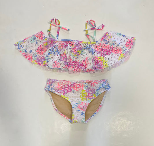 Floral Eyelet Bikini