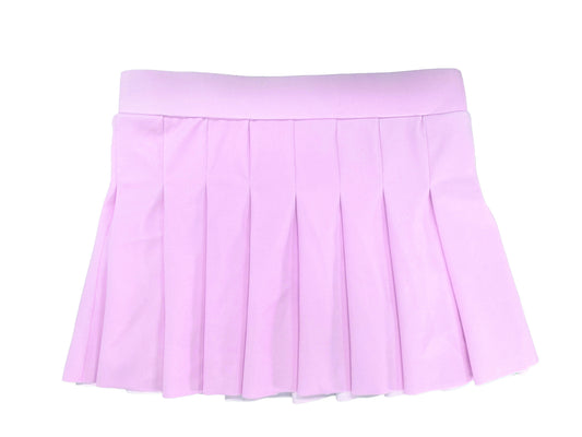 Pink pleated active skirt
