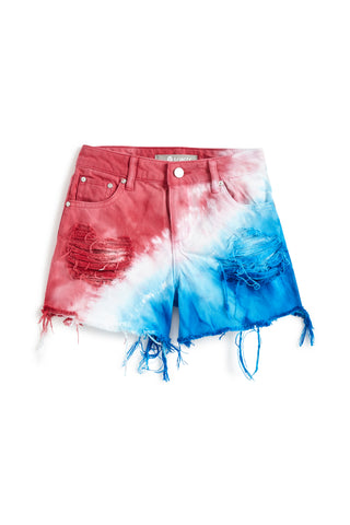 Americana Tie Dye Shorts