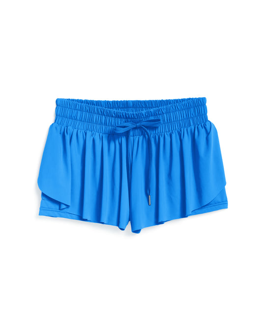 Bright blue butterfly Shorts