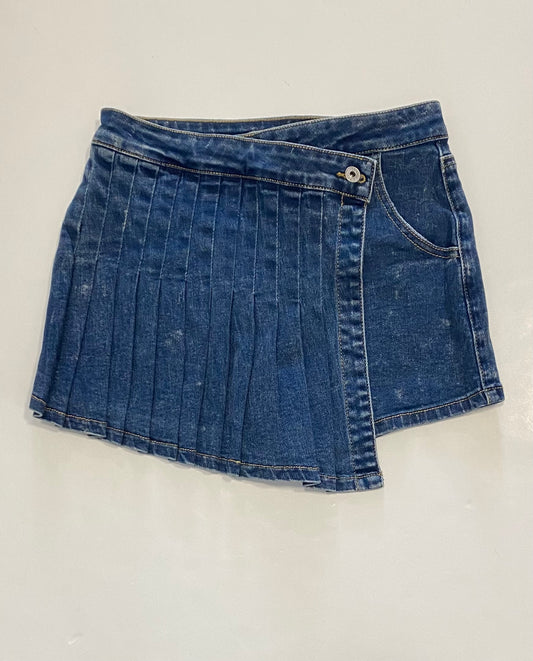 Overflap Pleated Skort