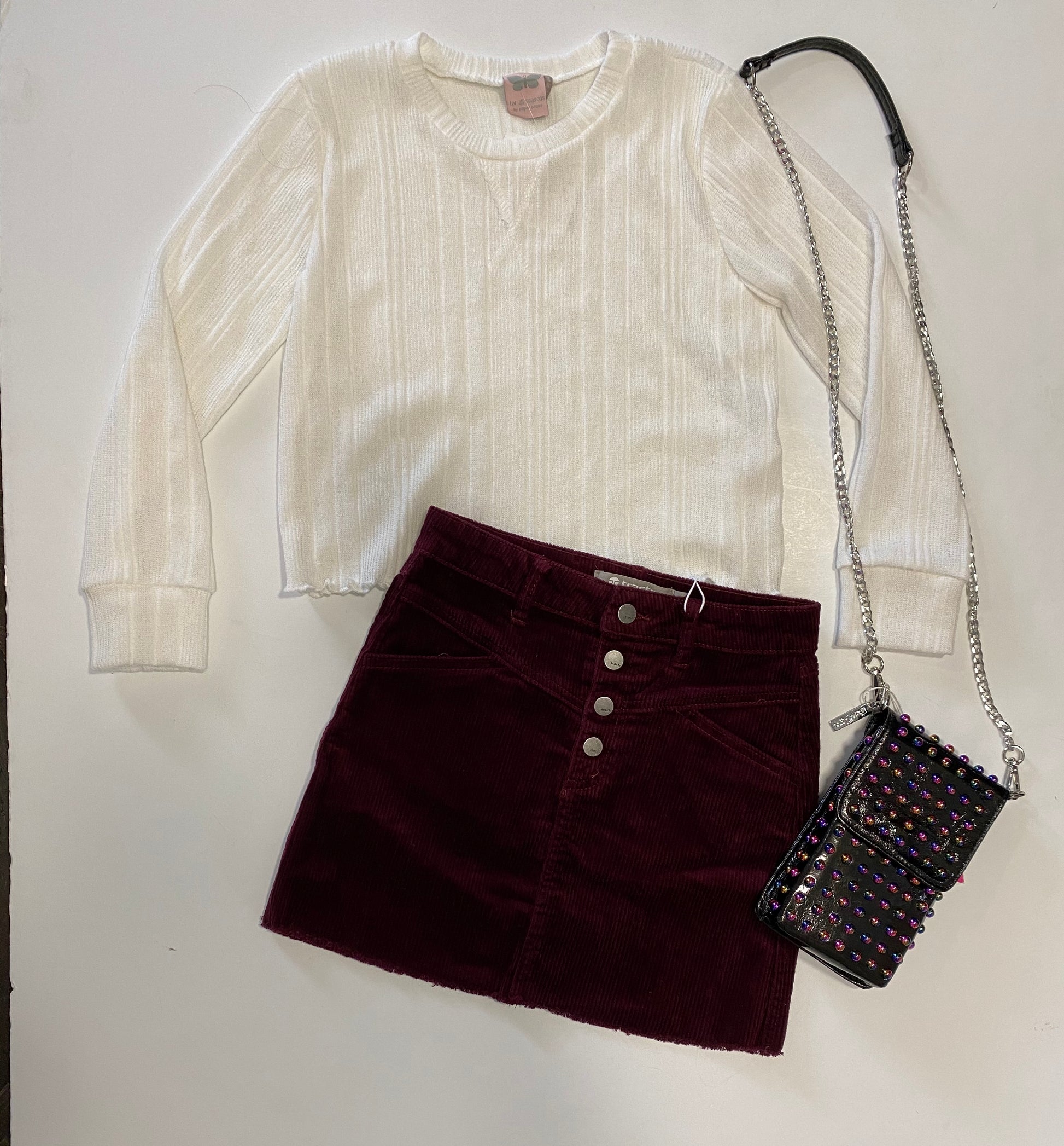 Wine Cord Skirt