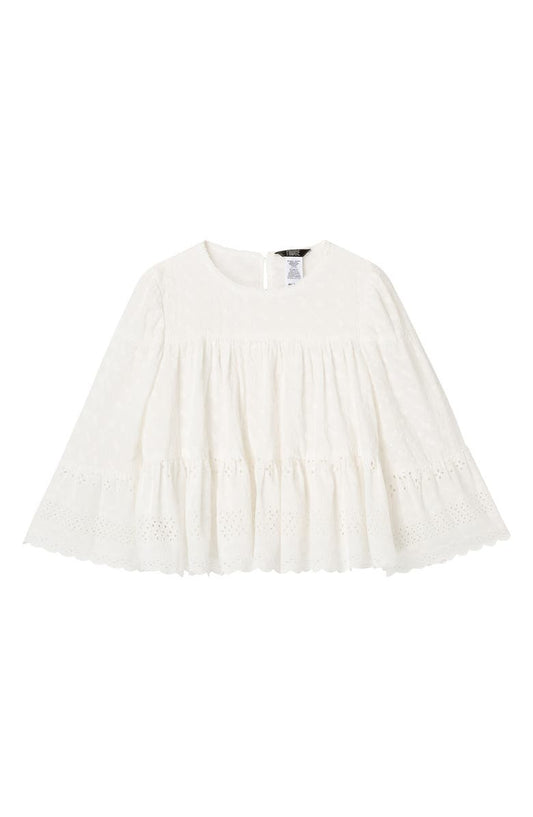 Eyelet Baby Doll Top