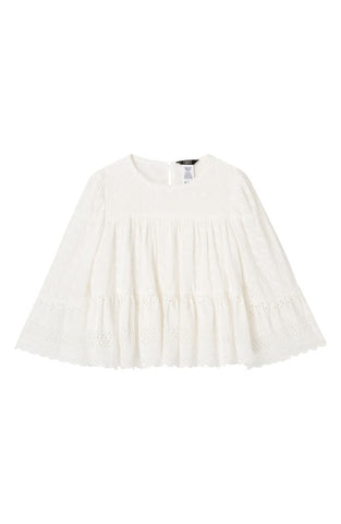 Eyelet Baby Doll Top