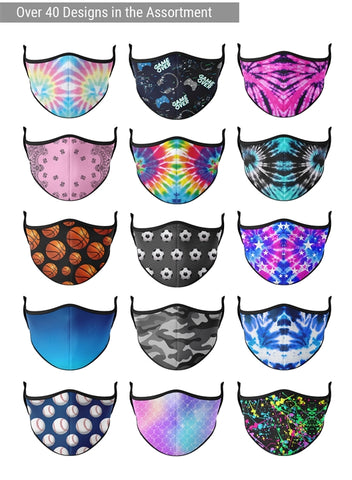One Size fits Most Printed Mask