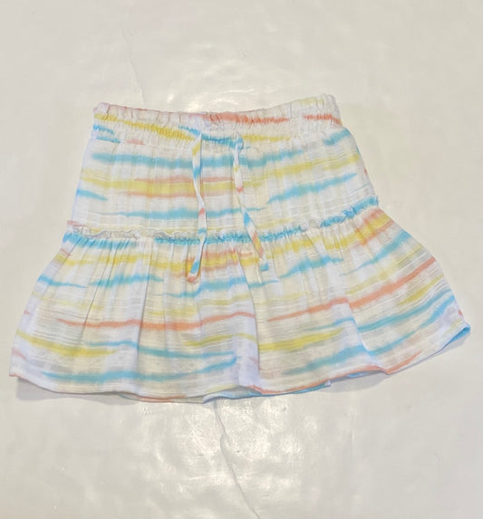 Stripe Textured Gauze Skort