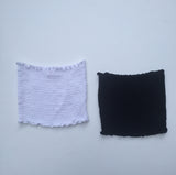 Black Smocked Top
