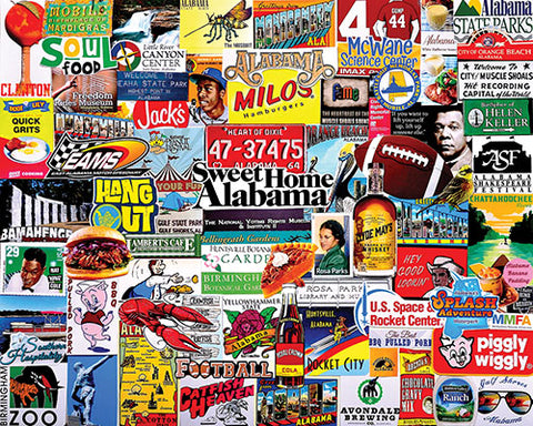 I Love Alabama Puzzle