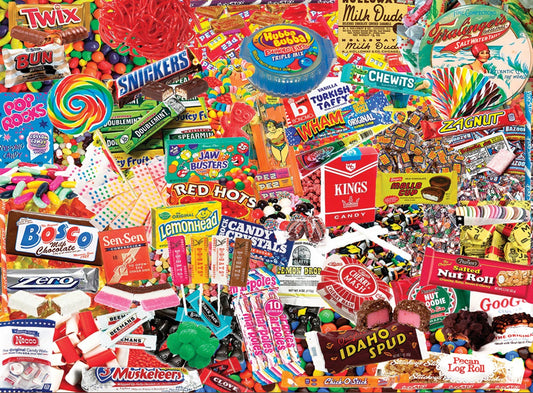 Old School Candy 550 Piece Puzzle
