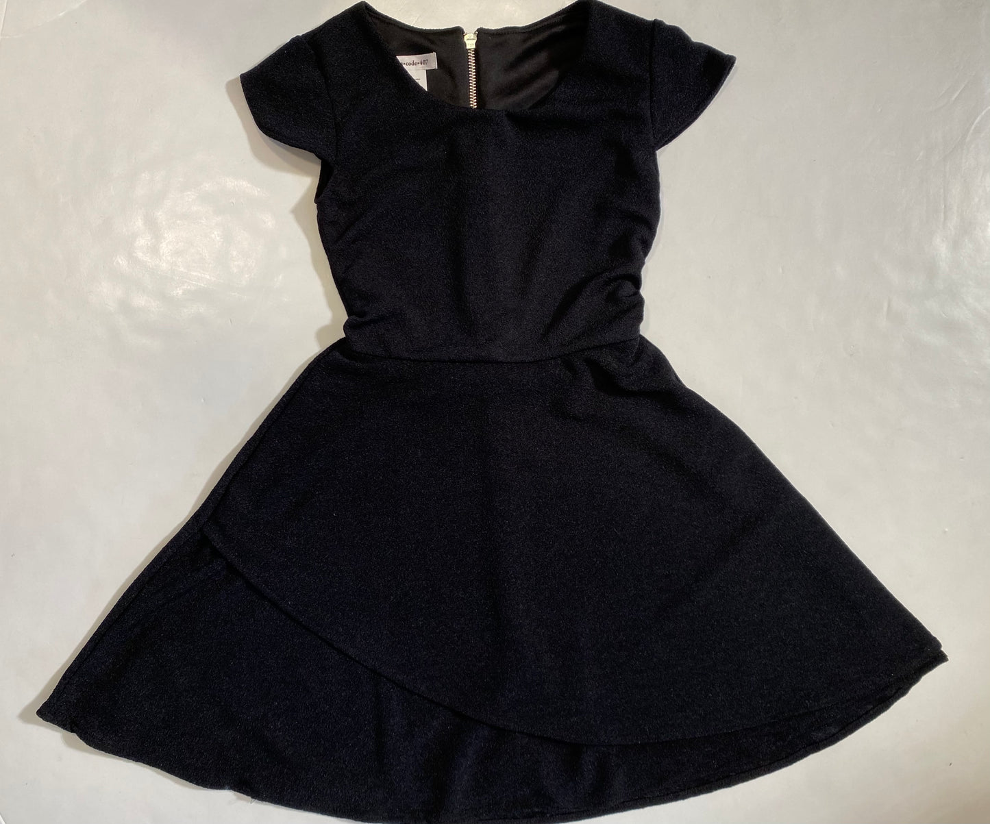 Black Cap Sleeve Dress