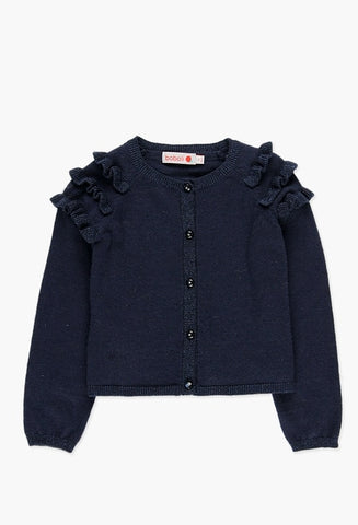 Ruffle Cardigan