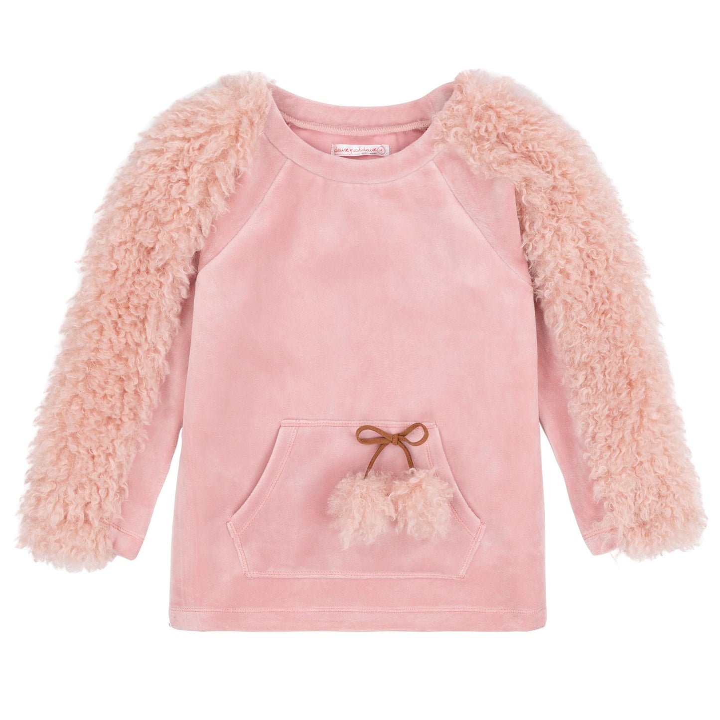 Velour Pink With Faux Fur
