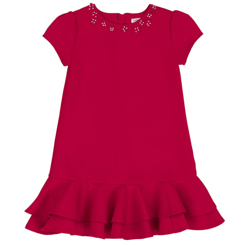 Red Ruffle Dress