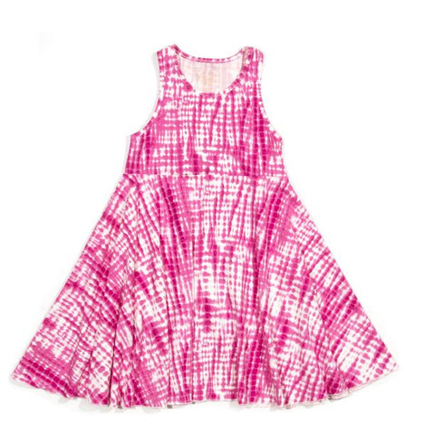 Pink Tie Dye Dress