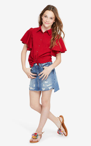 Emmerson Distressed DNM Skirt