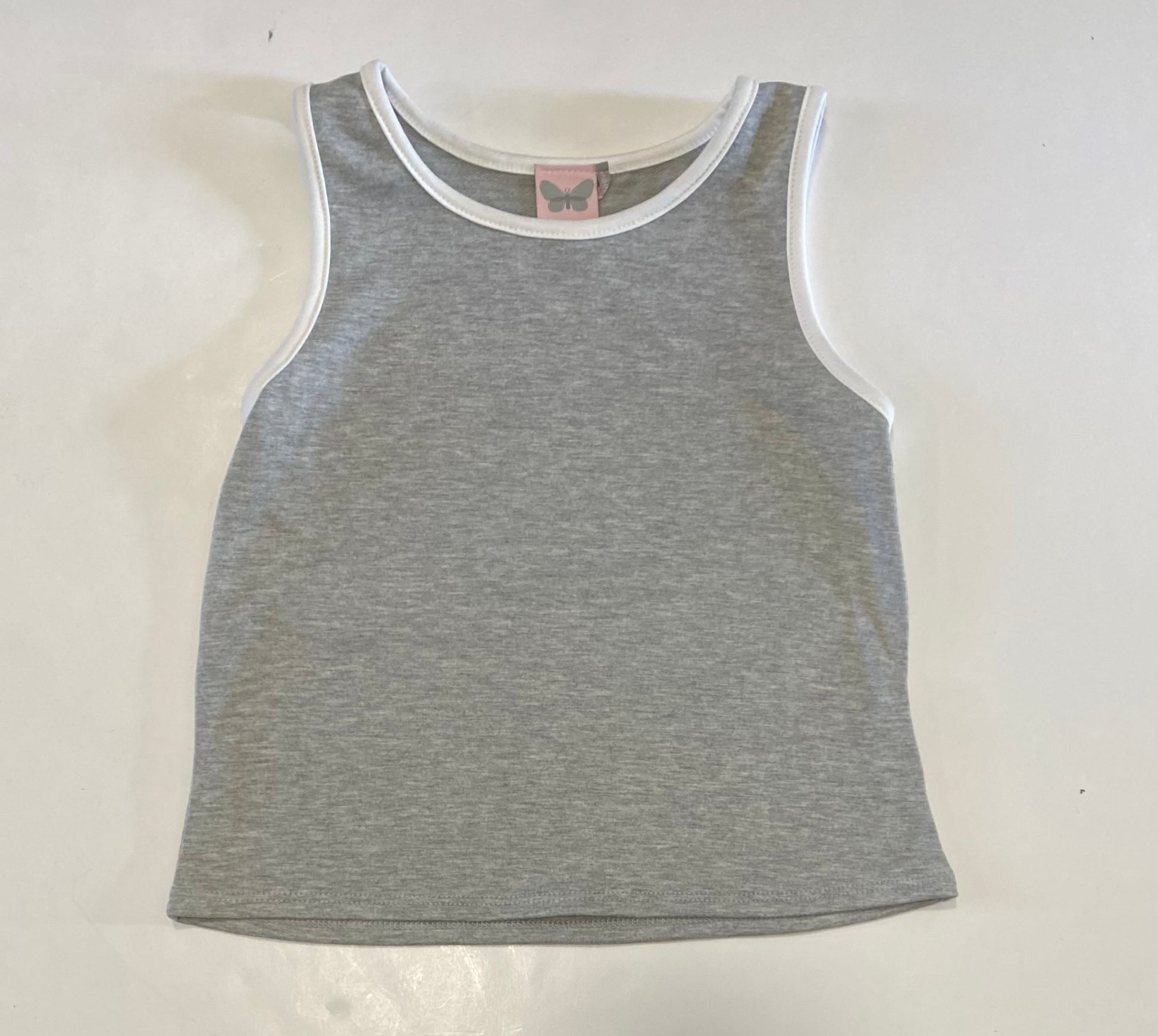 Grey Tank w/White Trim