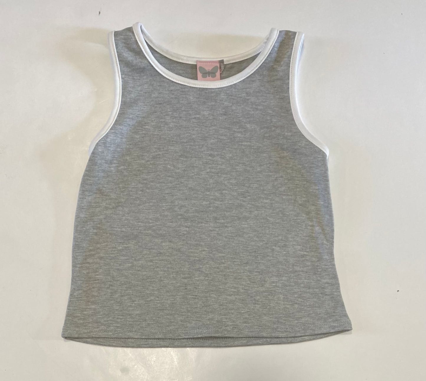 Grey Tank w/White Trim