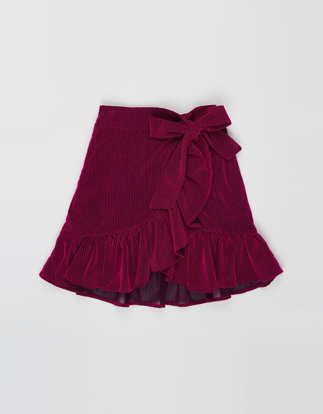 Ruffle Hibiscus Skirt