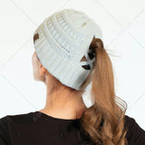 Steel Blue Knit Beanie