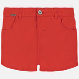 Orange Fleece Shorts