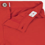 Orange Fleece Shorts