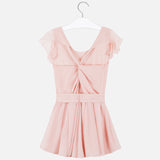 Pink Cross Back Romper