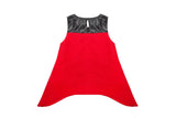 Red Chiffon Top
