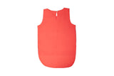 Coral/Hot Pink Mixed Chiffon Top