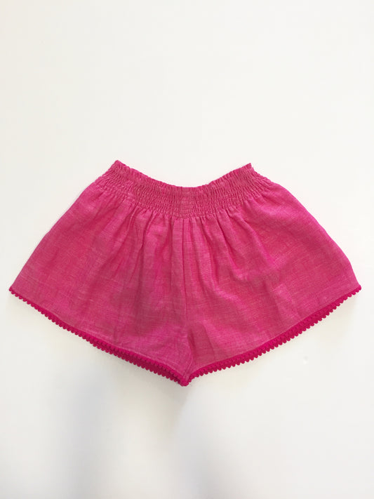 Chambray Meadow Skort Pink