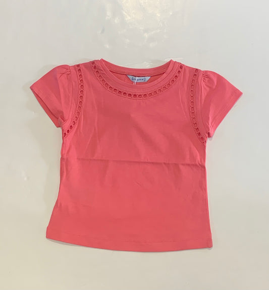 Peony Color Embroidered Shirt