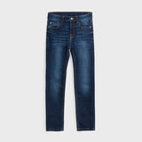 Long denim pants regular fit