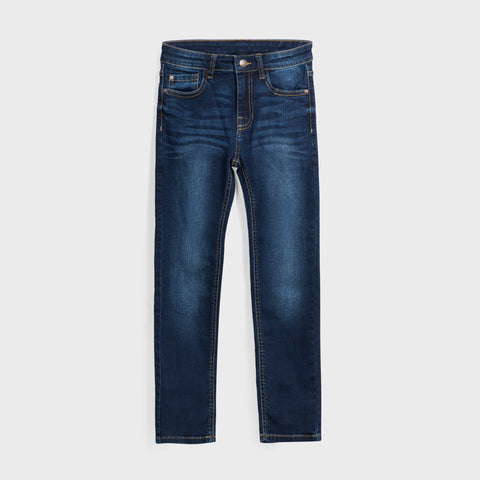 Long denim pants regular fit