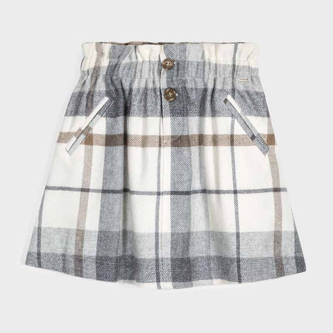 Grey Check Skirt