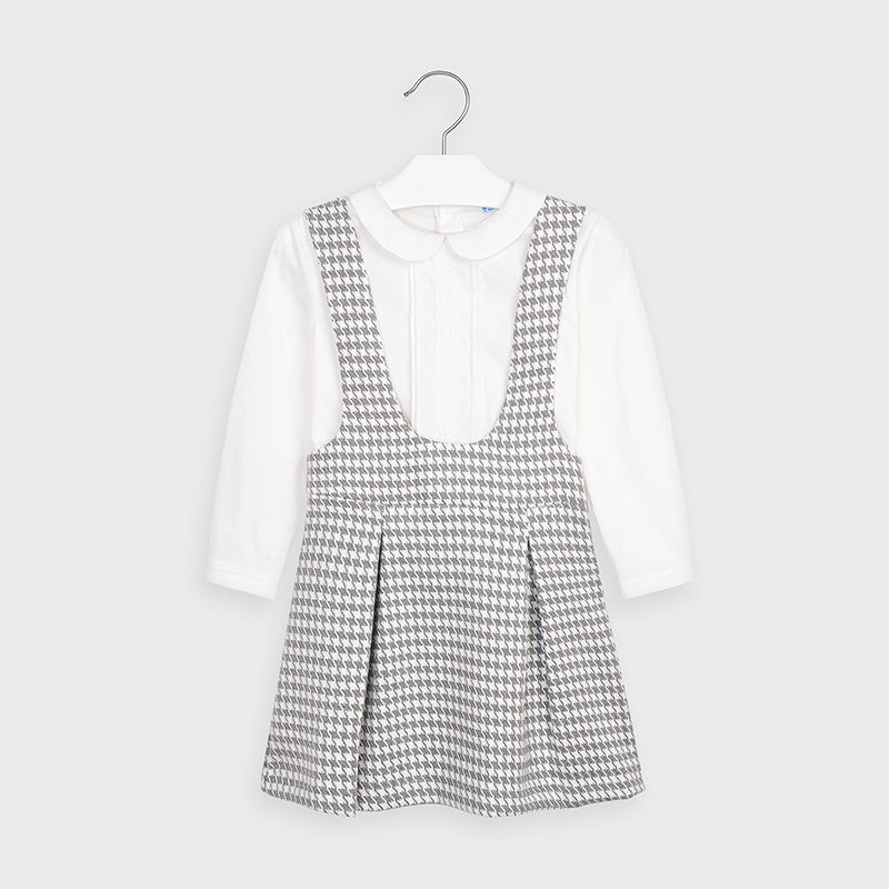 Houndstooth skirt and Blouse Set