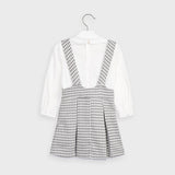 Houndstooth skirt and Blouse Set