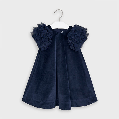 Navy Vevet Dress