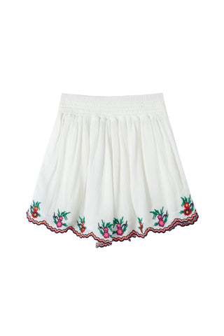 White Gauze Shorts