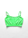 Solid Bandeau Bra Cami 7-14