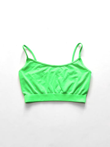 Solid Bandeau Bra Cami 7-14